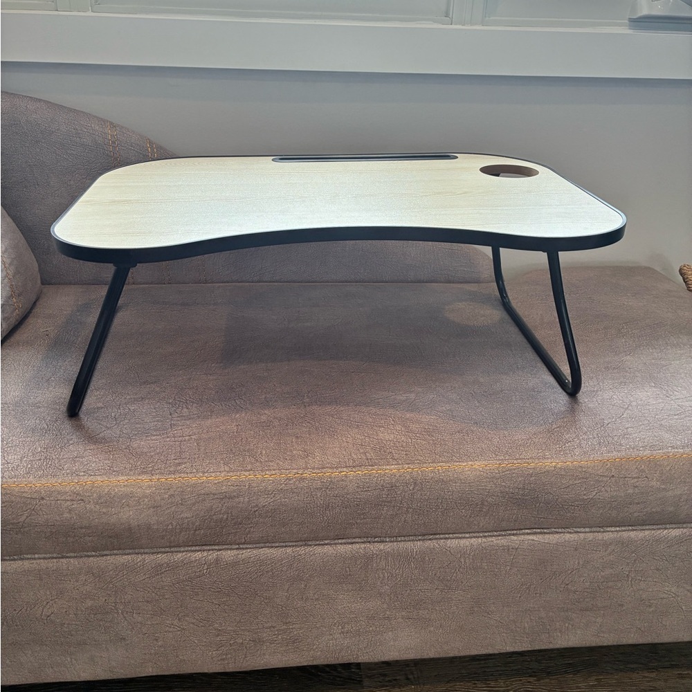 Portable Beige and Black Lap Desk